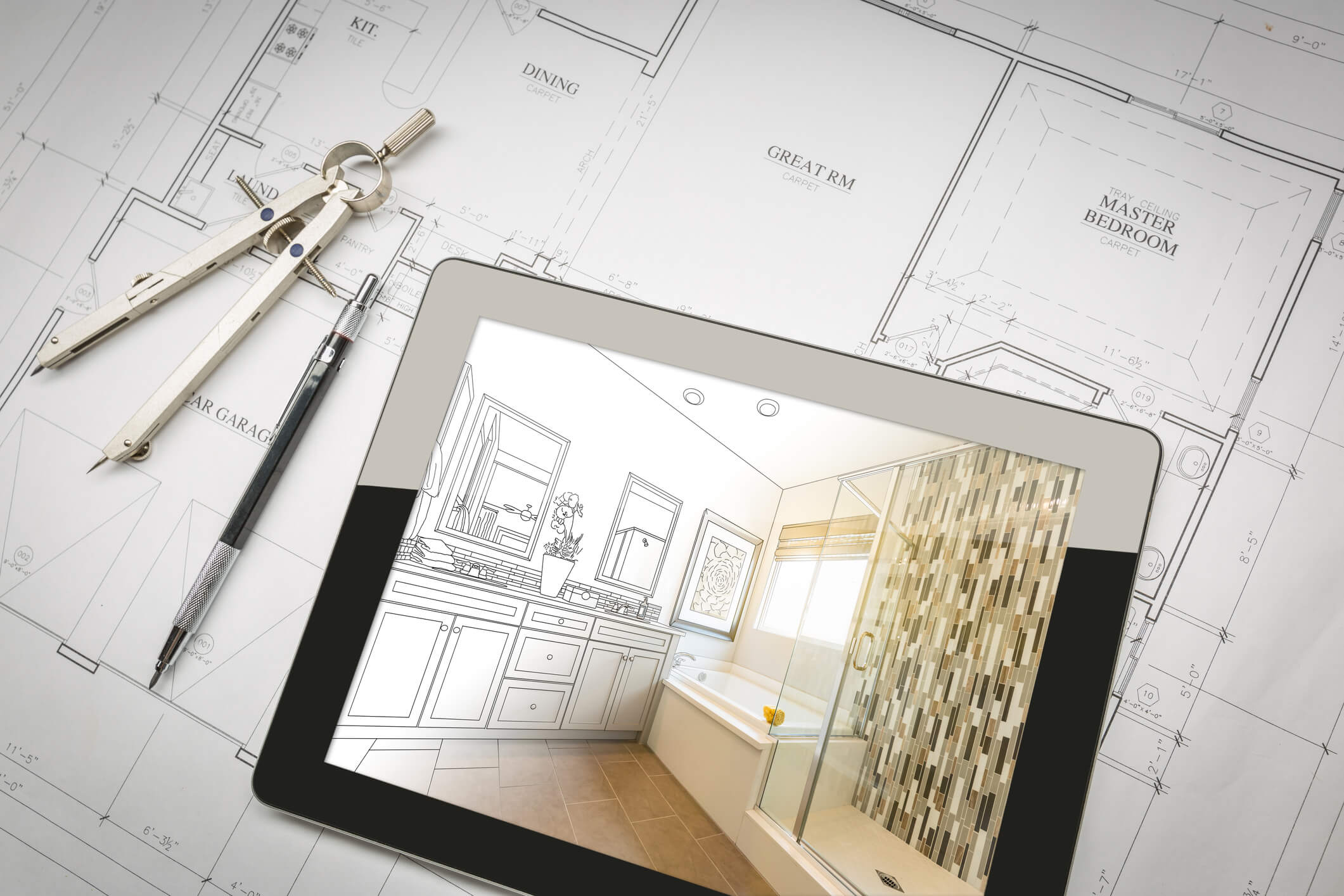 complex plumbing while remodeling bathroom in Pasadena